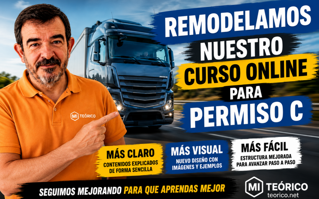 Remodelamos nuestro curso online para el permiso C